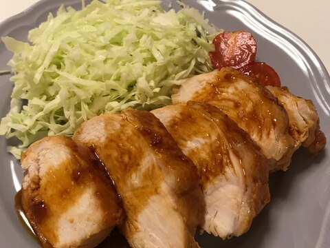 鶏むね肉の照り焼き